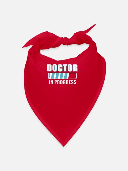 Docteur Docteur Travail Médecins - Bandana - rouge - Devant