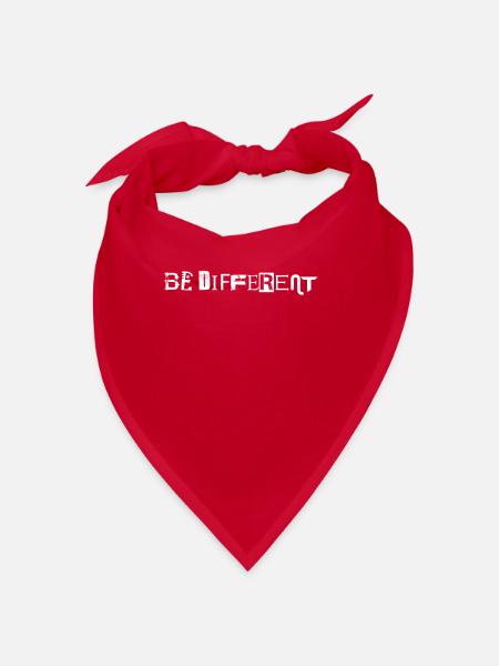 Être différent d'autres différents différents - Bandana - rouge - Devant