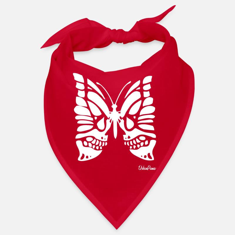 butterfly skull schmetterling knochen Bandana