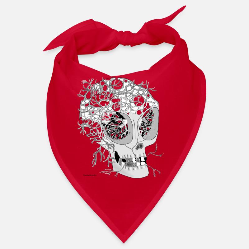 Skull white Bandana
