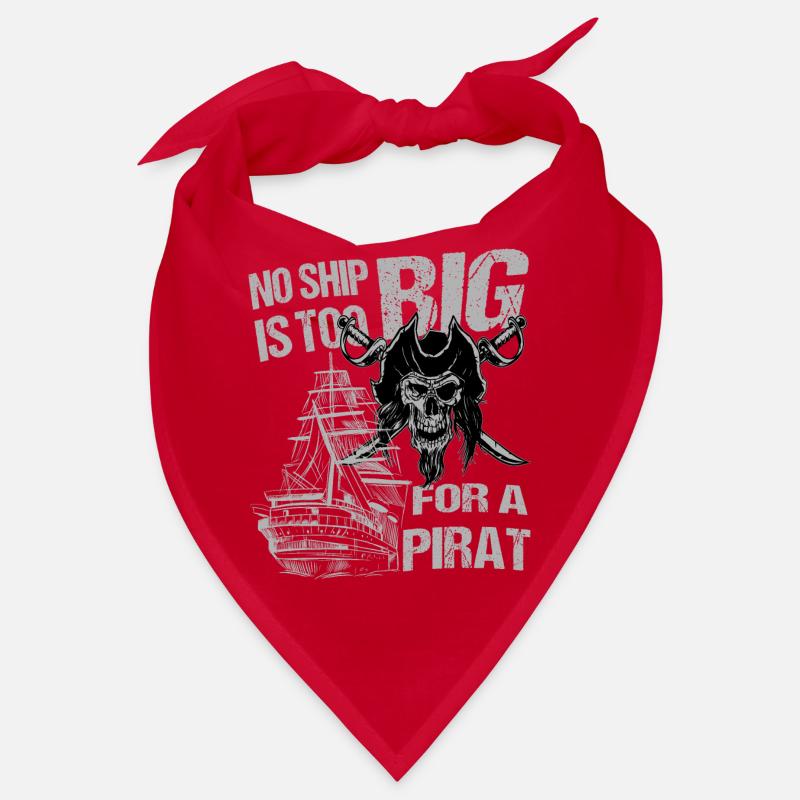 Pirate with ship and sabre Bandana