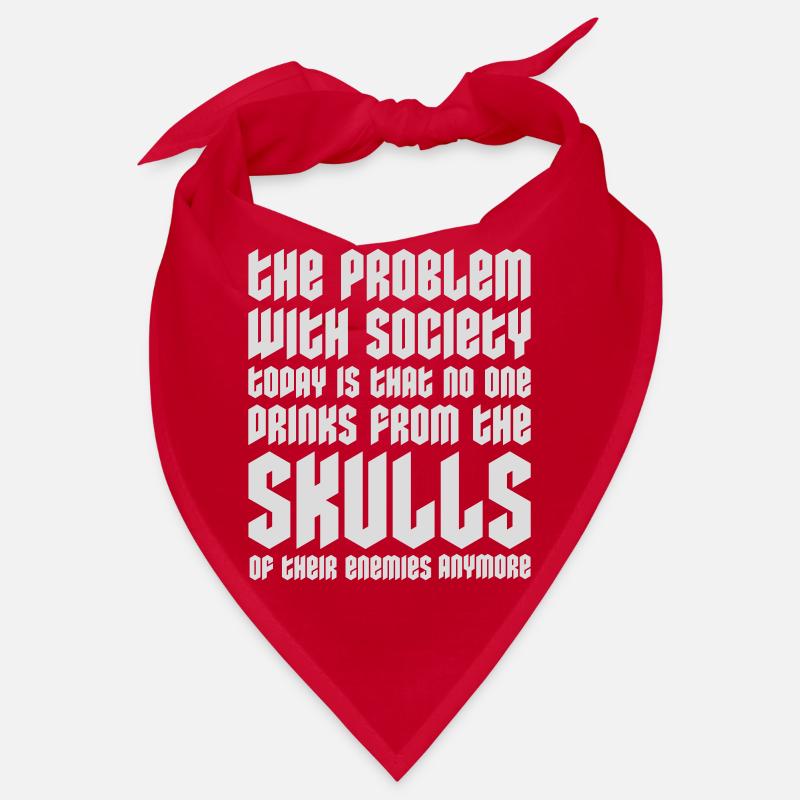 drinks from enemies skulls Bandana
