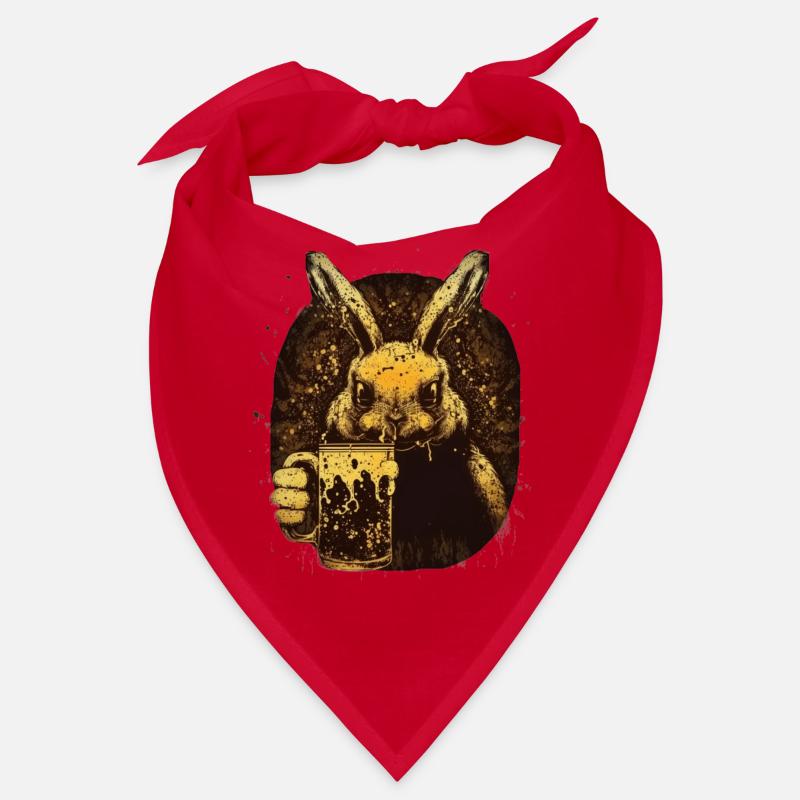 Cute rabbit and beer lover Bandana