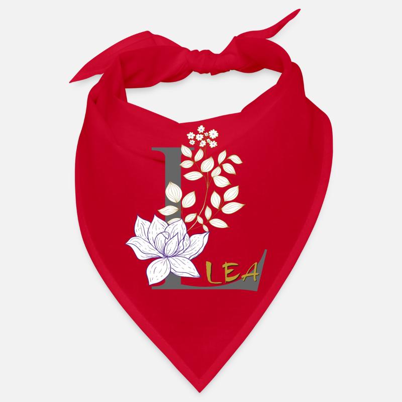 Lettre L Initiale Lea Bandana