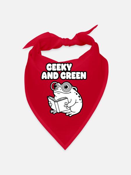 GeekscherFrogRead - Bandana - red - Front