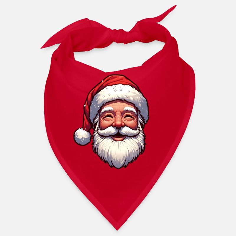 Merry Santa Claus Face Bandana