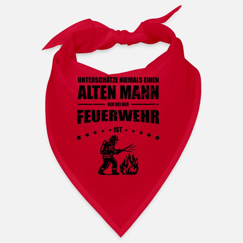 Old Man - Firefighter Gift Firefighter Bandana