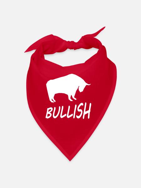 Aktien und Geld - Bandana - Rot - Vorne