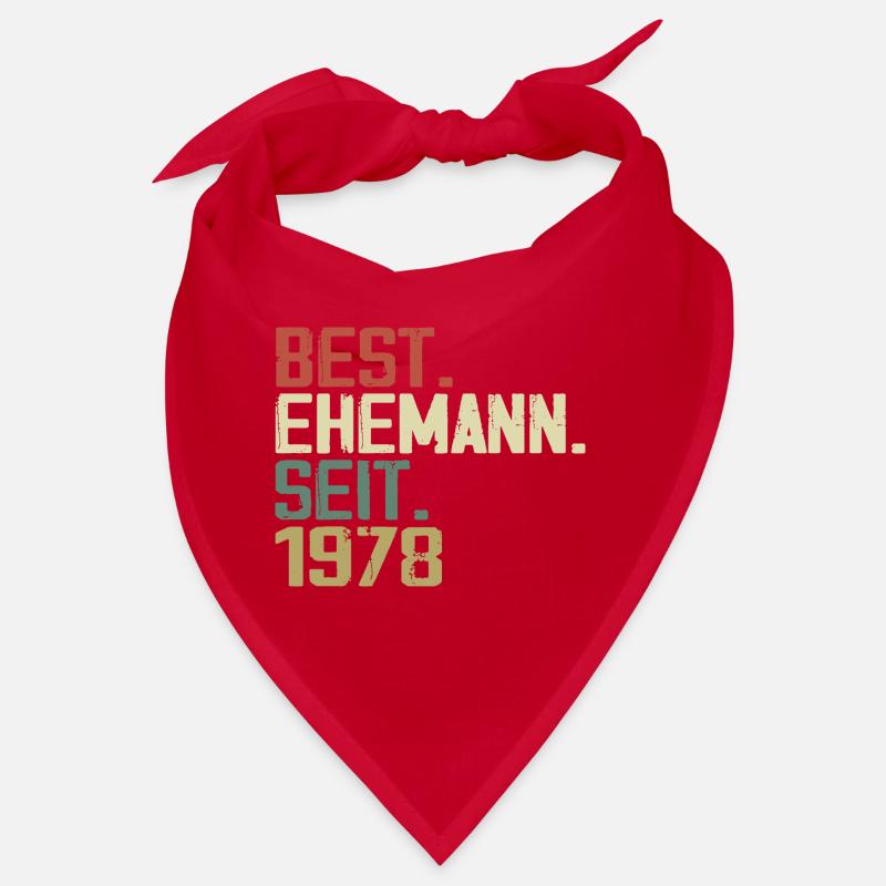 Best Ehemann Seit 1978 Geburtstagsgeschenk 1978 Bandana