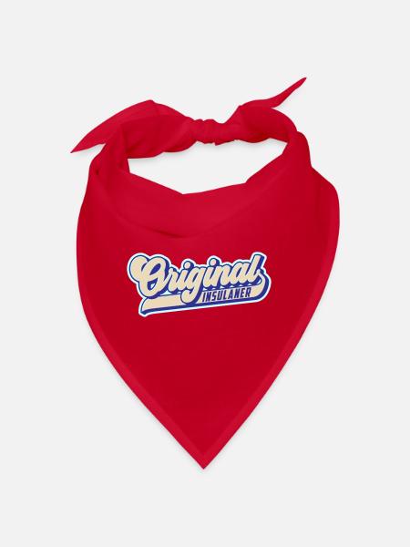Original Insulaner | Stolzer Inselbewohner - Bandana - Rot - Vorne