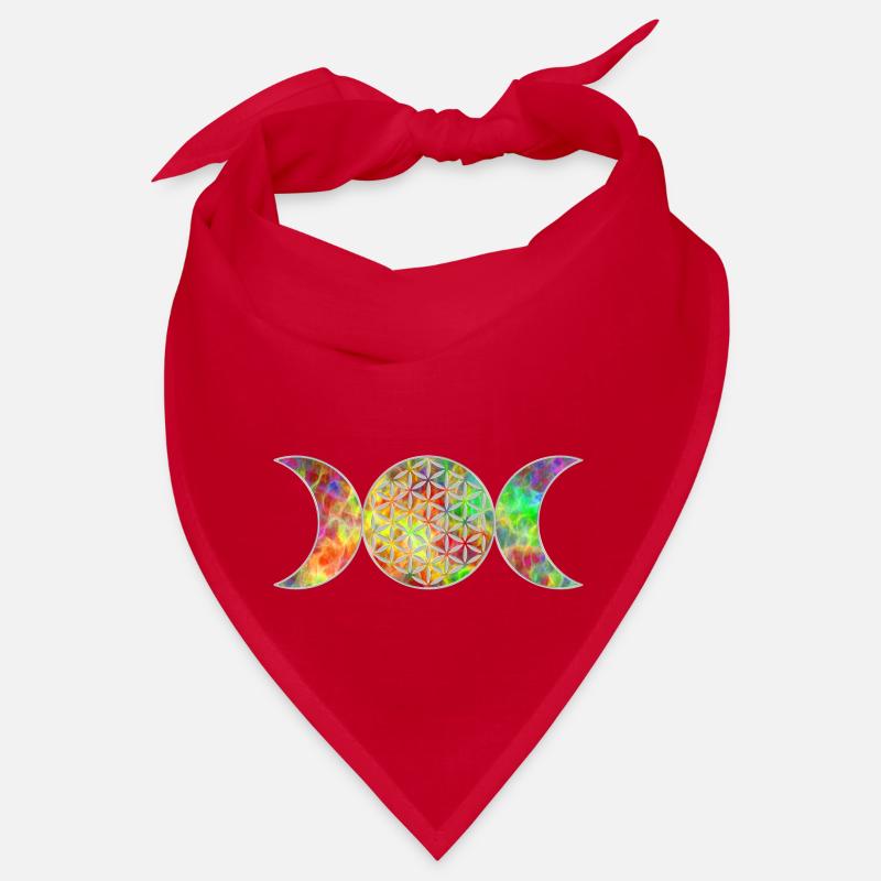 Blume des Lebens - Goddess Triple Moon 3 Bandana