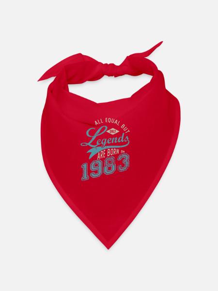 Legends are born in 1983 né en anniversaire 40 ans - Bandana - rouge