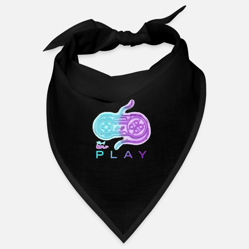 Neon Retro Controller Nostalgia Bandana