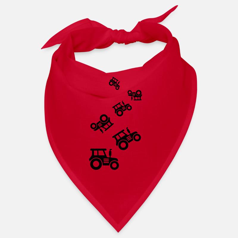 Silhouette de l’icône du tracteur Bandana