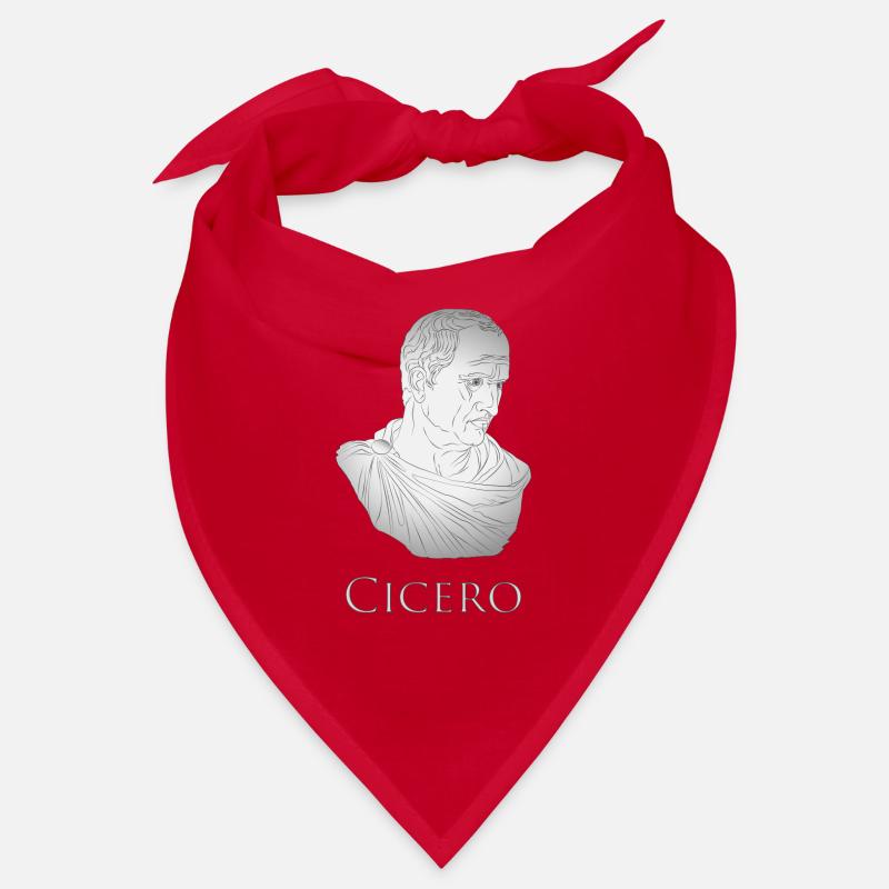 ritratto di Cicerone, disegno, nero Bandana