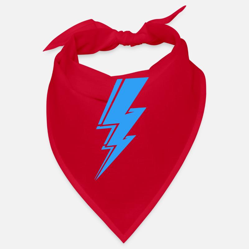 Lightning in Modern Blue Bandana
