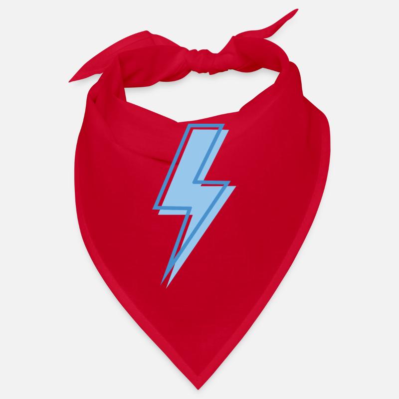 Blue lightning Bandana