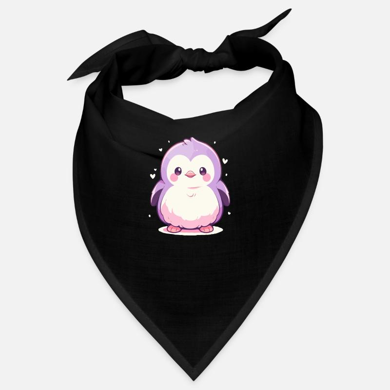 Pingouin Chibi mignon - Conception de dessin animé mignon Bandana