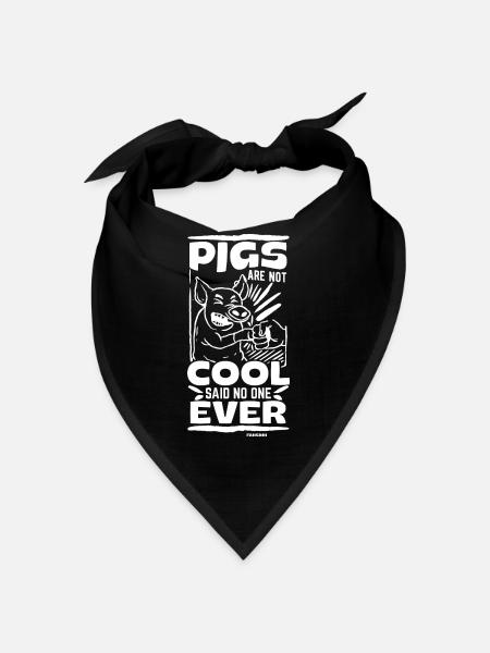 Pig Pig PigLet Sow Pigs Gift - Bandana - red - Front