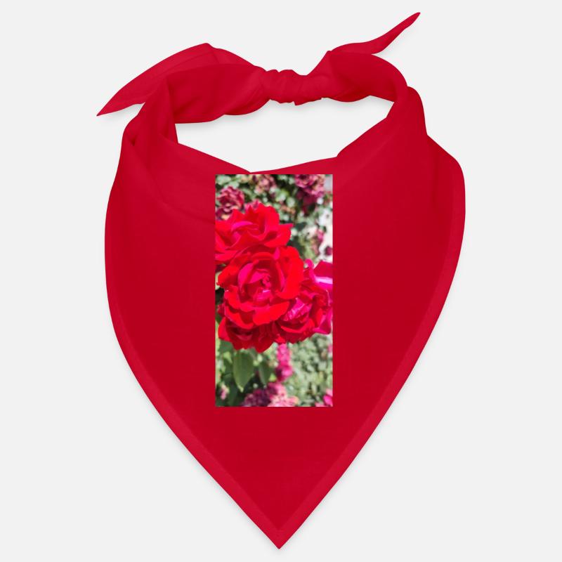 Red Rose Bandana