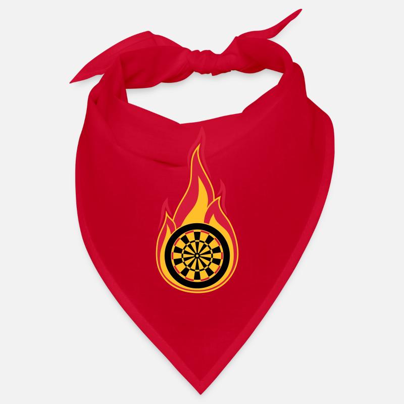 fire target burn flames hot association log Bandana