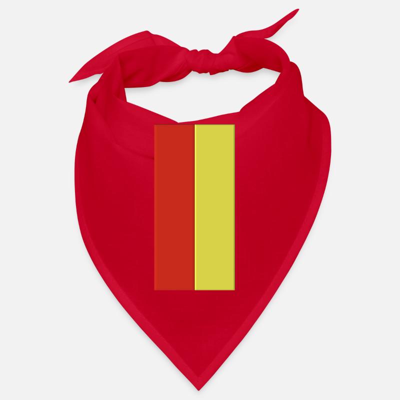 Rot Gelb Farben Bandana