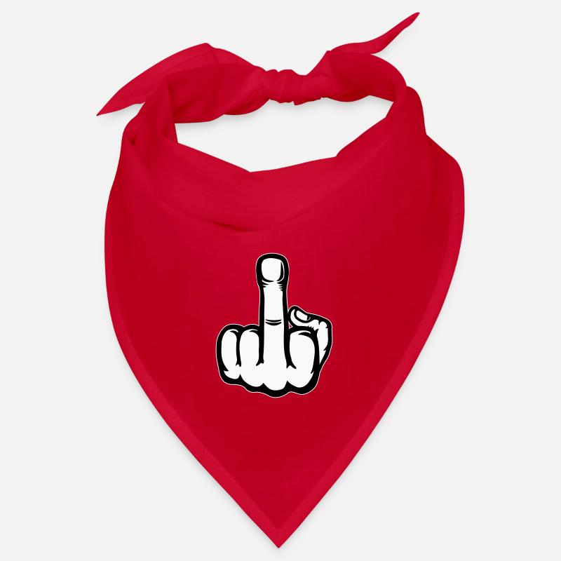 Mittelfinger Hand Symbol Bandana