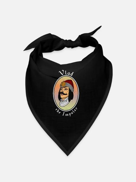 Balkans Roumanie Vlad Tepes Empaleur Vampire - Bandana - rouge - Devant