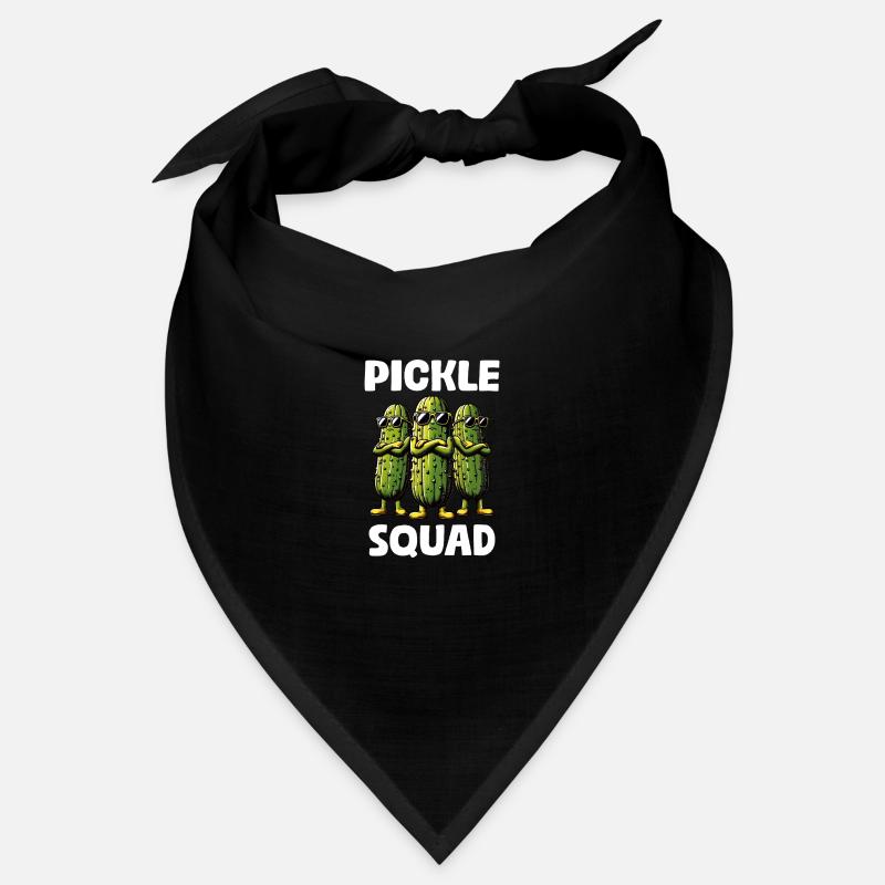 Pickle Squad Concombre drôle Cornichon Amateur de concombre Bandana