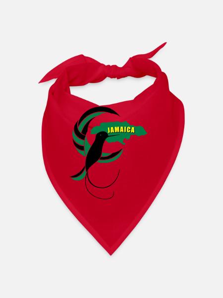 Jamaica Wear - Doctor Bird Island - Bandana - rouge - Devant