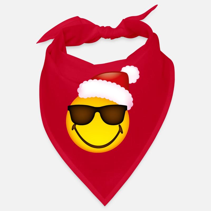 Smiley Glossy Sunglasses Christmas Bandana