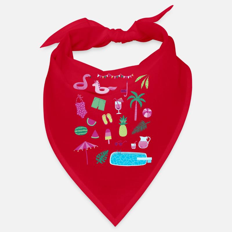 Fête de la piscine Bandana
