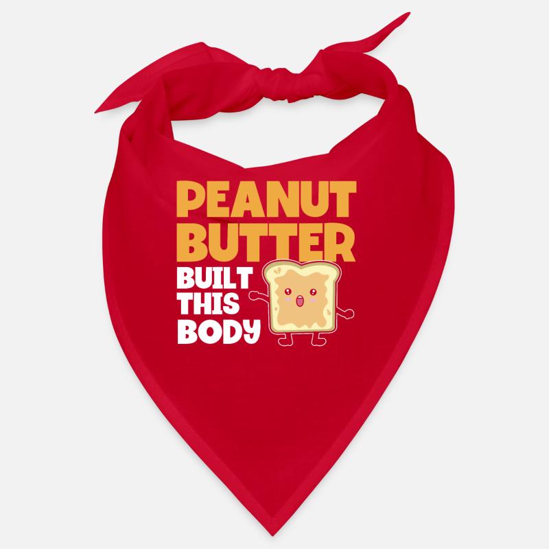 Peanut Butter Saying Peanut Butter Lover Gift Bandana