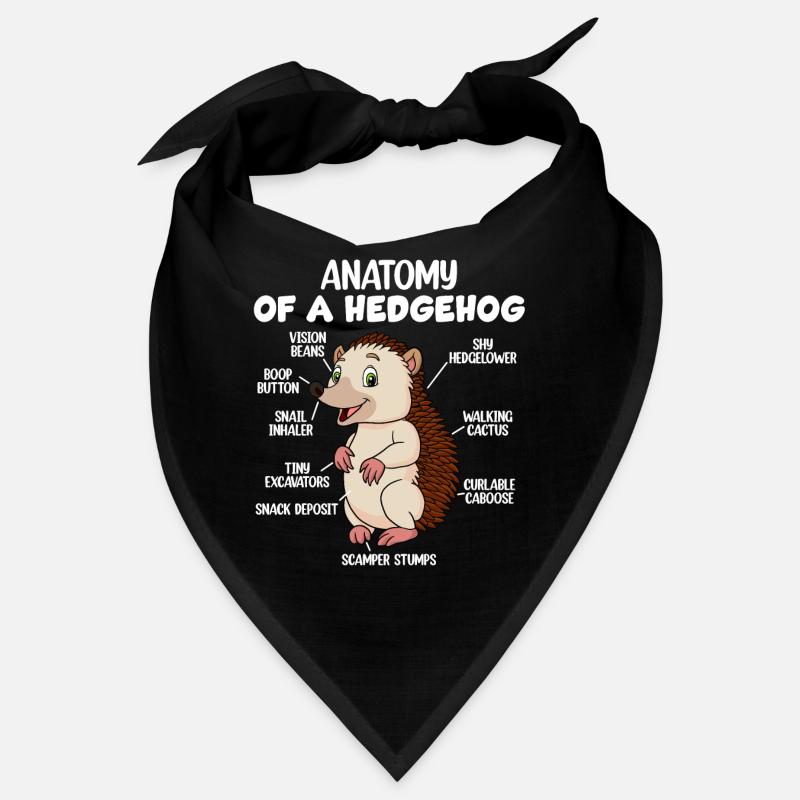 Anatomie eines Igels Bandana
