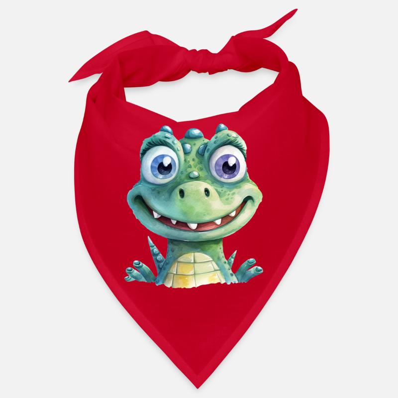 Aquarelles de crocodile Bandana
