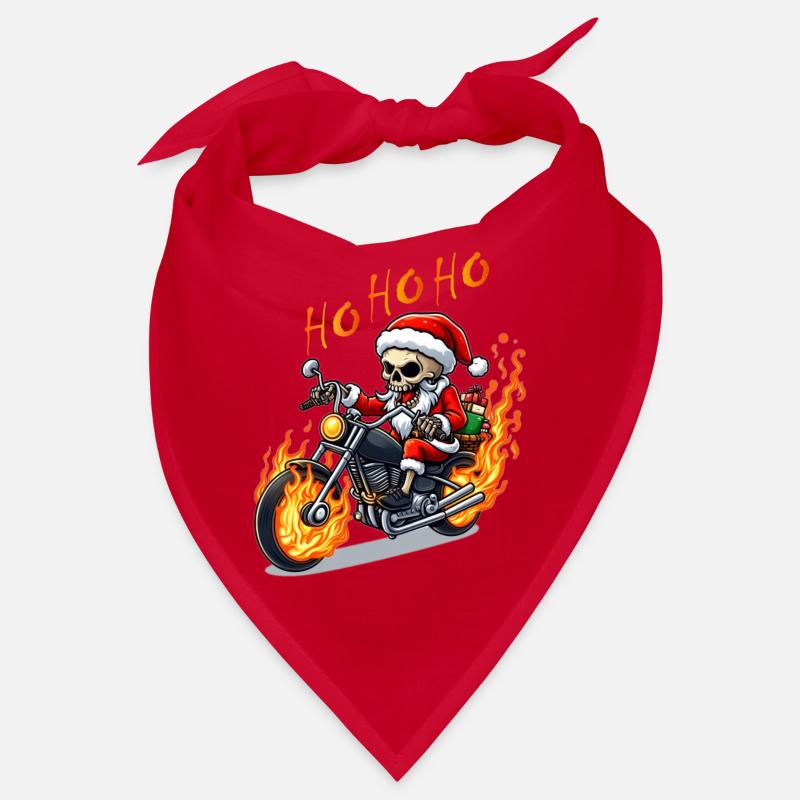 Evil Skeleton Santa Bandana