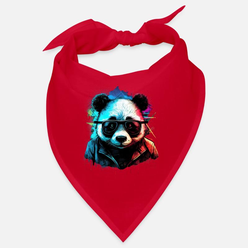 Futuristischer Panda Bandana