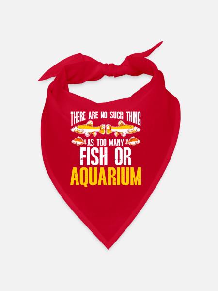 Aquariophile d’aquarium d’aquarium - Bandana - rouge - Devant
