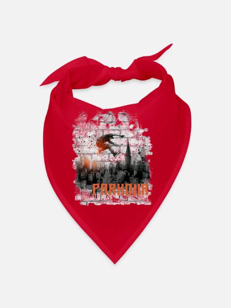 Parkour - Bandana - Rot - Vorne