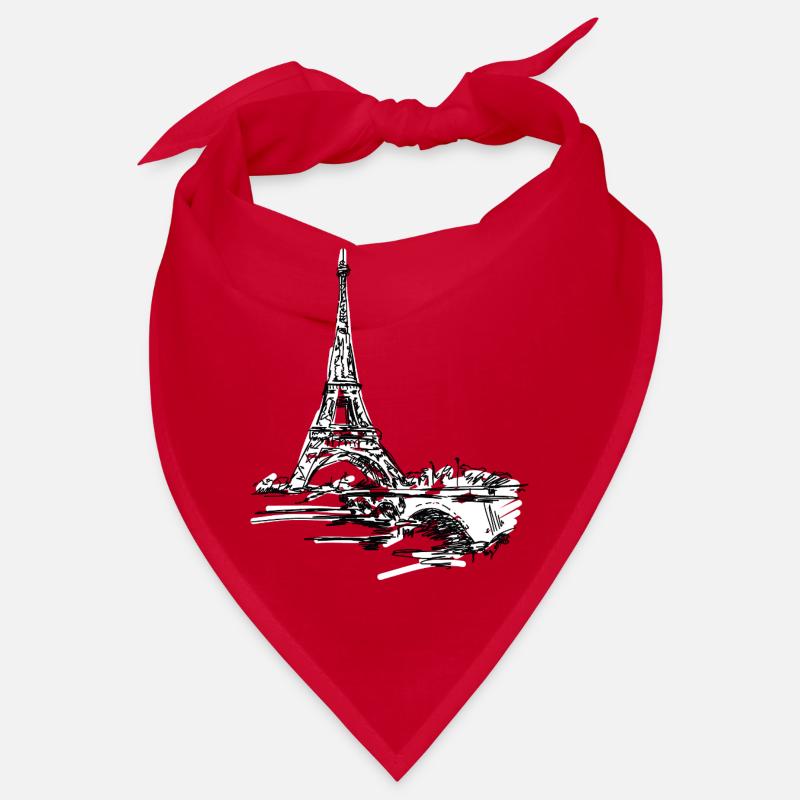Skyline parisienne : Tour Eiffel louche Bandana
