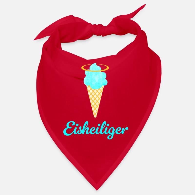 Eisheiliger Eis Eiscreme Heiligenschein Sommer Fan Bandana