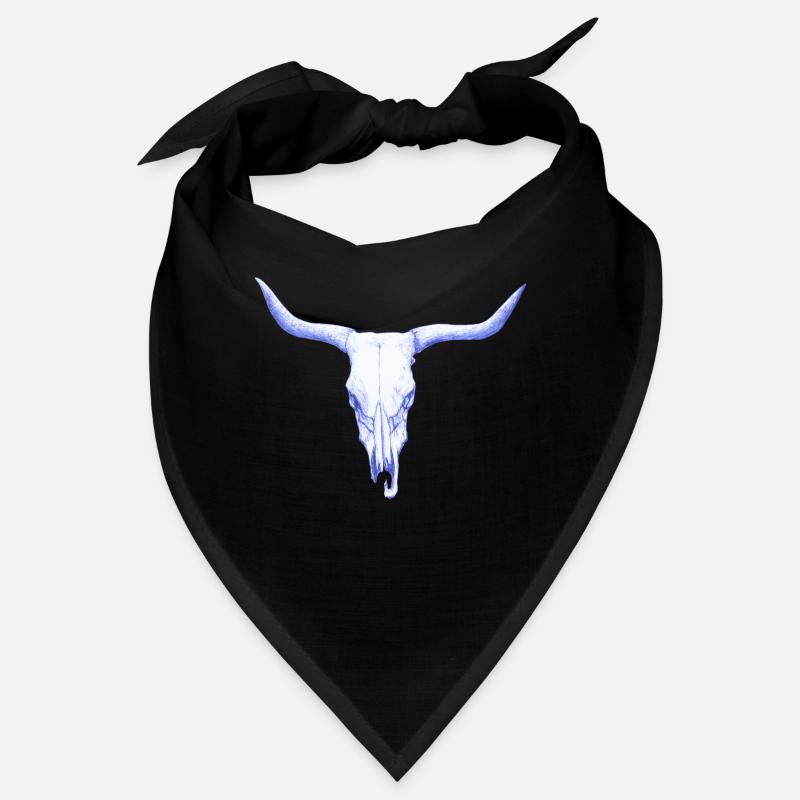 Bison Schaedel - Wild West Cowboy Rodeo Feeling Bandana