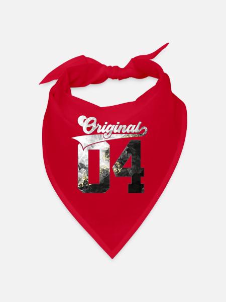 22E ANNIVERSAIRE 2004 ORIGINAL 04 - Bandana - rouge - Devant