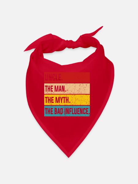 uncle - Bandana - red - Front