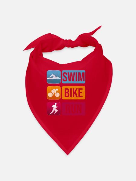 Triathlon - Bandana - rouge - Devant