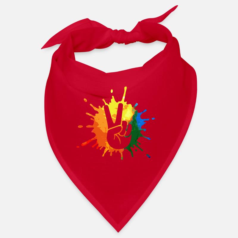 Frieden Peace Peacezeichen Hippie Bandana