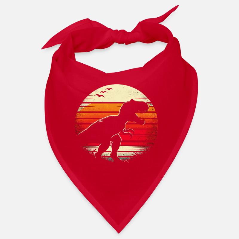 Dinosaur T-Rex Retro Vintage Dinosaur Lovers Gift Bandana
