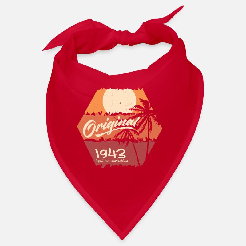Original 1943 Retro 1943 Birthday Gift Bandana