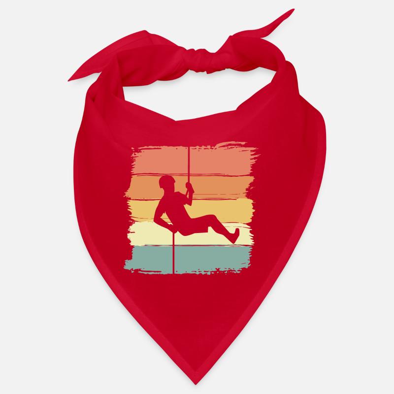 Abseiling retro vintage Klettern Abseilen Bandana