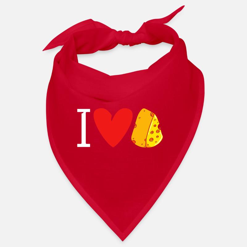 Cheese I Love Cheese Bandana